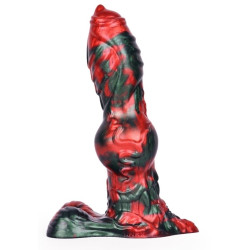 MONSTERED Gode Caliorix 20.5 x 7cm Noir et Rouge